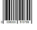 Barcode Image for UPC code 0036000510799