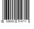 Barcode Image for UPC code 0036000514711