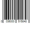 Barcode Image for UPC code 0036000515848