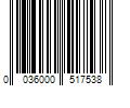 Barcode Image for UPC code 0036000517538