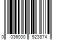 Barcode Image for UPC code 0036000523874