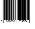 Barcode Image for UPC code 0036000524574