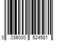 Barcode Image for UPC code 0036000524581