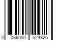 Barcode Image for UPC code 0036000524826