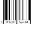 Barcode Image for UPC code 0036000524864