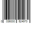 Barcode Image for UPC code 0036000524970