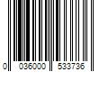 Barcode Image for UPC code 0036000533736