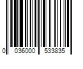 Barcode Image for UPC code 0036000533835