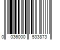 Barcode Image for UPC code 0036000533873