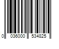 Barcode Image for UPC code 0036000534825