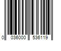 Barcode Image for UPC code 0036000536119