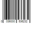 Barcode Image for UPC code 0036000536232