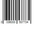 Barcode Image for UPC code 0036000537734