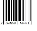 Barcode Image for UPC code 0036000538274