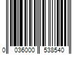 Barcode Image for UPC code 0036000538540