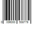 Barcode Image for UPC code 0036000538779