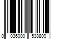 Barcode Image for UPC code 0036000538809