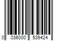 Barcode Image for UPC code 0036000539424