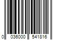 Barcode Image for UPC code 0036000541816