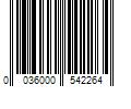 Barcode Image for UPC code 0036000542264