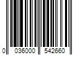 Barcode Image for UPC code 0036000542660