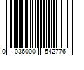 Barcode Image for UPC code 0036000542776