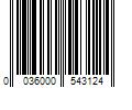 Barcode Image for UPC code 0036000543124