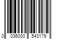 Barcode Image for UPC code 0036000543179