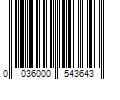 Barcode Image for UPC code 0036000543643