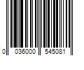 Barcode Image for UPC code 0036000545081