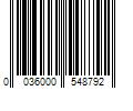 Barcode Image for UPC code 0036000548792