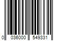 Barcode Image for UPC code 0036000549331