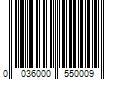 Barcode Image for UPC code 0036000550009