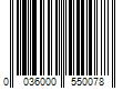 Barcode Image for UPC code 0036000550078