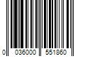 Barcode Image for UPC code 0036000551860