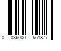 Barcode Image for UPC code 0036000551877