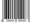 Barcode Image for UPC code 0036000554267