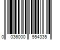 Barcode Image for UPC code 0036000554335