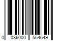 Barcode Image for UPC code 0036000554649