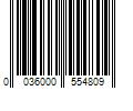 Barcode Image for UPC code 0036000554809