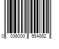 Barcode Image for UPC code 0036000554892