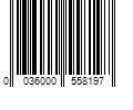 Barcode Image for UPC code 0036000558197