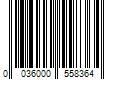 Barcode Image for UPC code 0036000558364