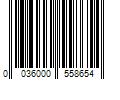 Barcode Image for UPC code 0036000558654