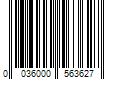 Barcode Image for UPC code 0036000563627