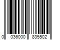 Barcode Image for UPC code 0036000835502