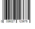 Barcode Image for UPC code 0036027123675