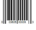 Barcode Image for UPC code 003605000093