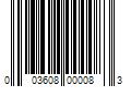 Barcode Image for UPC code 003608000083