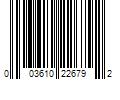 Barcode Image for UPC code 003610226792